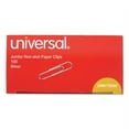 Universal Nonskid Paper Clips, Wire, Jumbo, Silver, 1000/Pack UNV72240