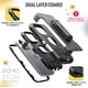 thumbnail image 3 of Rome Tech Funda Protectora de Doble Capa a Prueba de Golpes para iPhone 16 Pro con Clip para Cinturón y Soporte, Color Negro, 3 of 5
