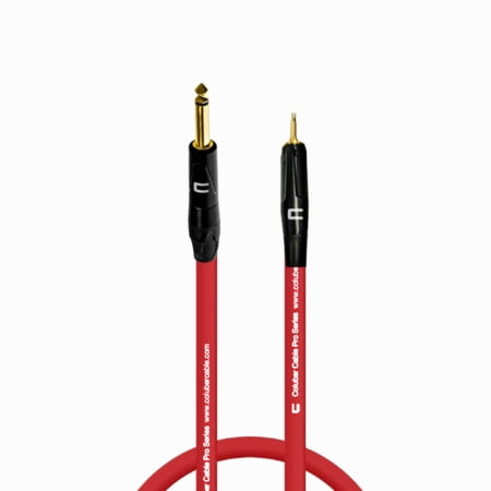 Coluber Cable 1/4" TS Male to 3.5 TS Male - Pro 3-Pin Microphone Connector