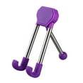 thumbnail image 2 of Anvazise Mobile Phone Holder Stable Rotary Strong Carrying Capacity Anti-slip Foldable Hold Phone Aluminum Anti-skid Desktop Tablet Stand Mobile Phone Accessories Purple One Size, 2 of 13