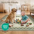 thumbnail image 4 of ODIKA 8'x10' Ultra-Soft Area Rug, Personalized Picture Circle Layout Exact Alfombra Personalizada None Washable, Bare feet friendly, Silk-Touch for Bedroom, Under Sectional, 4 of 7