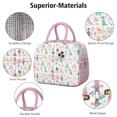 thumbnail image 4 of Womens Fantasy Princess Pattern Lunch Box for Work,Insulated Lunch Bag for Women,Loncheras Para Mujer,Leakproof Adult Lunch Bag for Work,Beach,Travel,Picnic,Camping, 4 of 7
