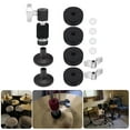 thumbnail image 2 of 13Pcs Drum Cymbals Felt Pads Nonslip Felt Set Include Wing Nut & Washers & Plastic Cymbals Sleeves for Drum Set Enduring, 2 of 8