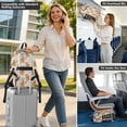 thumbnail image 6 of JIALIOU 14" Laptop Backpack Waterproof Airline Approved Stylish Casual Daypack for Travel Business College Work, Gingerbread Man Snowflake Bell, 6 of 8