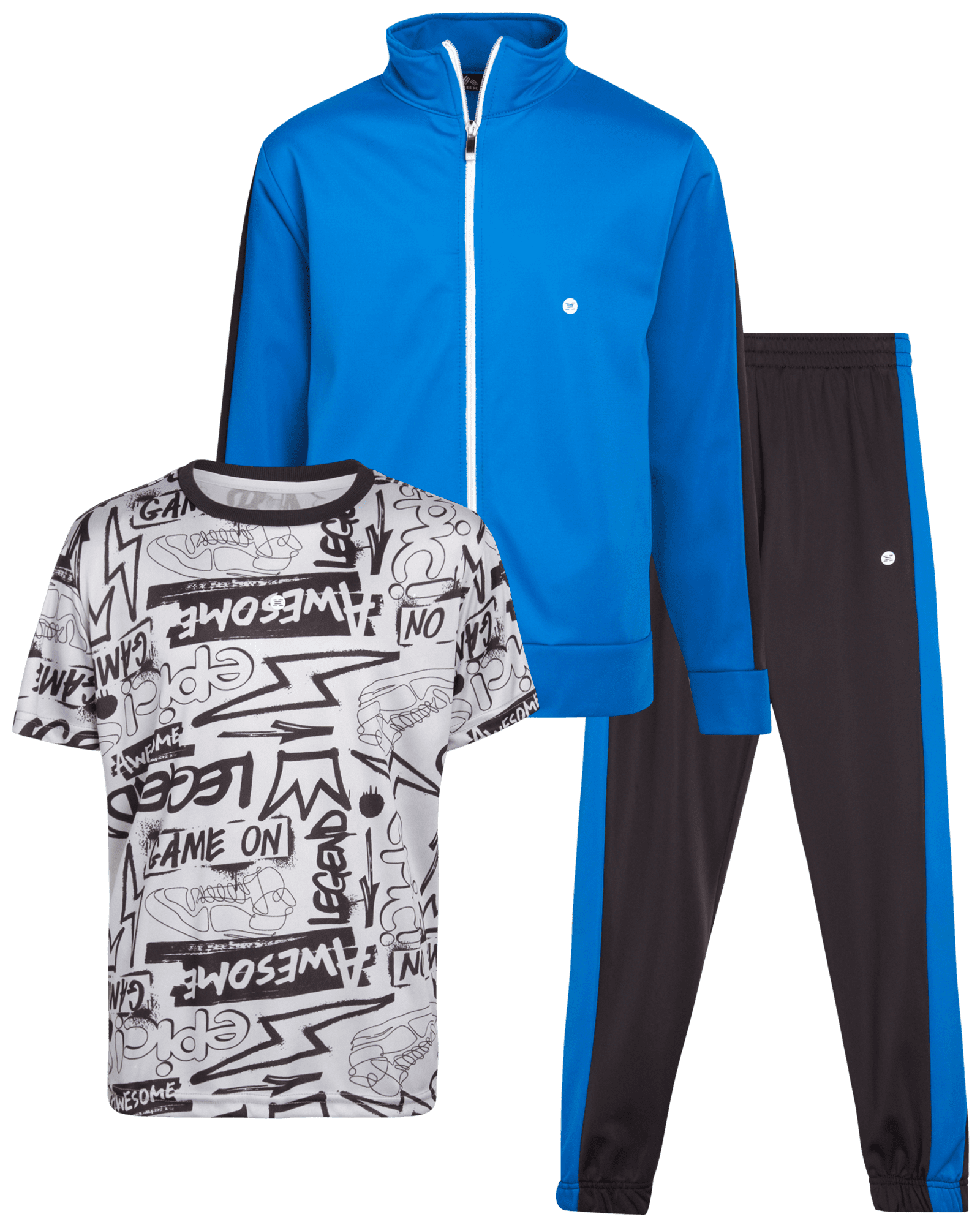 RBX Boys Tricot Zip Jacket and Pant Set 