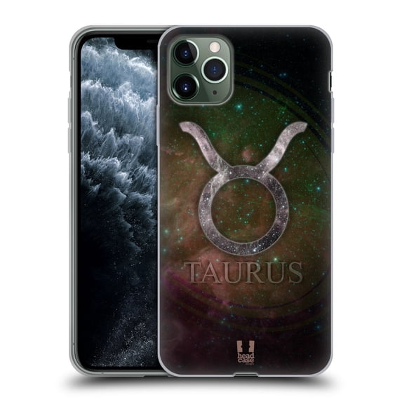 Head Case Designs Nebula Zodiac Symbols Taurus Soft Gel Case Compatible with Apple iPhone 11 Pro Max