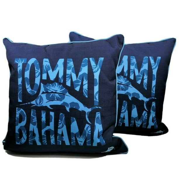 Tommy Bahama Indoor / Outdoor 2Pack Zippered Decorative Pillow, 20"x20