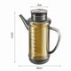 thumbnail image 3 of Botella de aceite de vidrio de 1000 ml con base de silicona - Dispensador de aceite de gran capacidad for cocina y comedor, 3 of 3