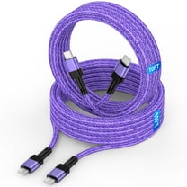 Zacenei 2pcs USB C Cable,Nylon Braided USB C to USB C Cable 10ft Android Phone Charger Cord Type C Charger Cable High Speed Fast Charging Cable USB C Charger Cable 10ft Compatible for iPhone 16 15