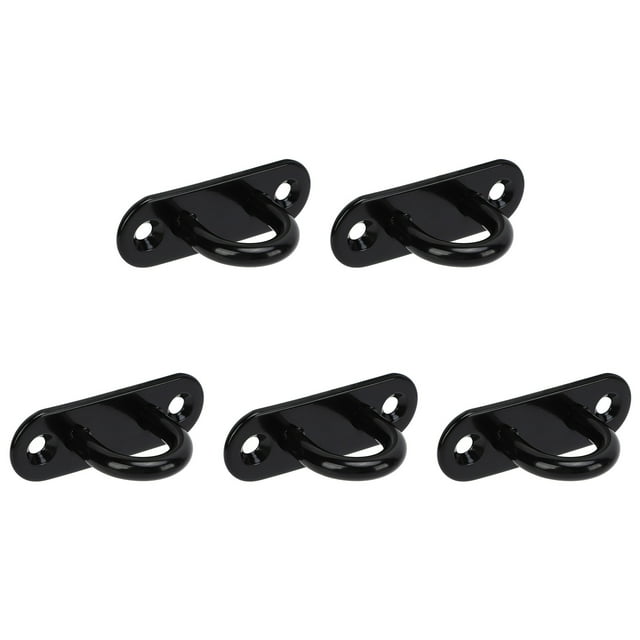 5 PCS Ceiling Hook Eye Plate, Stainless Steel Oval Pad Eye Plate Reinforced Load Bearing Door Fixing Buckle For Ceiling Hammock Chain
