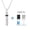 black, variant on 528Hz Healing Frequency Necklace, Meditation Sound Pendant for Stress Relief & Anxiety