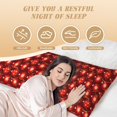 thumbnail image 6 of Naloa Christmas Red Balls Body Pillow Cover, Pillowcases with Hidden Zipper Breathable Long Pillow Case (Pillows are not included,20x54 inch), 6 of 7