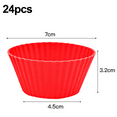 thumbnail image 2 of Mini Moule à Muffins en silicone, Petit cupcake Antiadhésif Réutilisable, 2 of 5