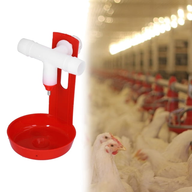 Bebedero Para Aves De Corral, Tamaño Pequeño, Larga Vida útil, Amplia Aplicación, Vaso Para Beber Para Aves De Corral, Plástico Para Granja
