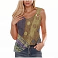 thumbnail image 2 of TIMIFIS Débardeur pour Femmes Camisole Imprimée Sans Manches T-shirt Ample, 2 of 3