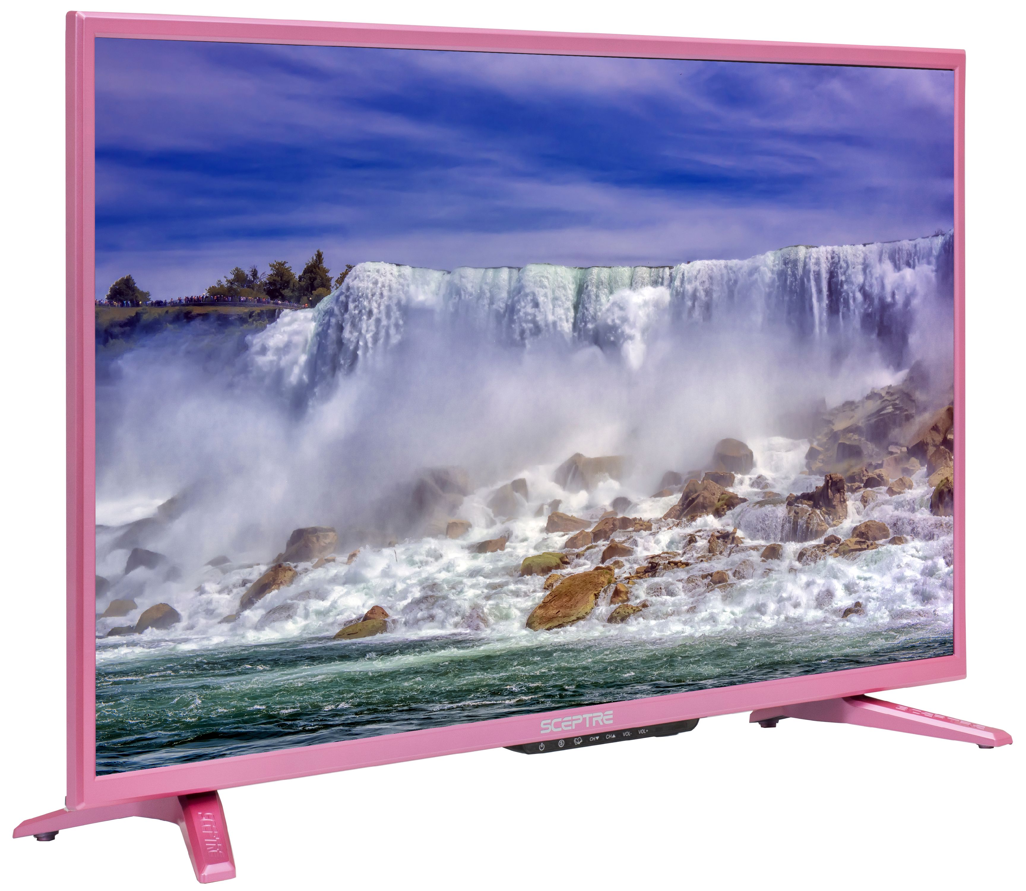 Sceptre 32" Class HD (720P) Pink LED TV (E328PD-SR) with Built-in DVD Player