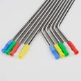 thumbnail image 6 of HOMEIORA 8 Pack Reusable Silicone Straw Tips, Stainless Straw Tips, Color Food Grade Straws Tips Covers Fit for 0.25" Wide Stainless Steel Straws And Glass Straws, 6 of 6