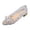 Silver, variant on Breathable Mesh Lace Up Fashion Casual Shoes Pointed Toe Flat Comfortable Lightweight On Sneakers For Daily Wear
