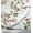 White, variant on Soimoi Cotton Duck Fabric Leaves,Floral & Pigeon Bird Print Fabric by The Yard 42 Inch Wide