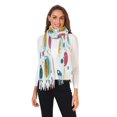 thumbnail image 2 of FORMRS Womens Scarf Winter Soft Long Big Warm Shawls Wrap Tassel Scarves, Bubbles Hamburger, 2 of 9