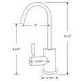 thumbnail image 2 of Point of Use Instant Hot Water Drinking Faucet with Gooseneck Swivel Spout - Oil Rubbed Bronze, 2 of 2