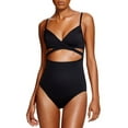 thumbnail image 3 of Vince Camuto womens  Cut Out Wrap One-Piece, 4, Black, 3 of 4