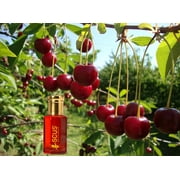 Cherry Fragrance for Men & Women Floral Fruity Concentrated Perfume oil Long Lasting Fragrance Non-Alcoholic (Parfum 12ml with Velvet Pouch)