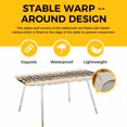thumbnail image 4 of Colorful Flowers Table Cloths for 8 Foot Rectangle Tables, Spring Floral Elegant Pastoral Rustic Patio Waterproof Elastic Fitted Tablecloths, Washable Rectangular Table Cover for Camping, 4 of 8