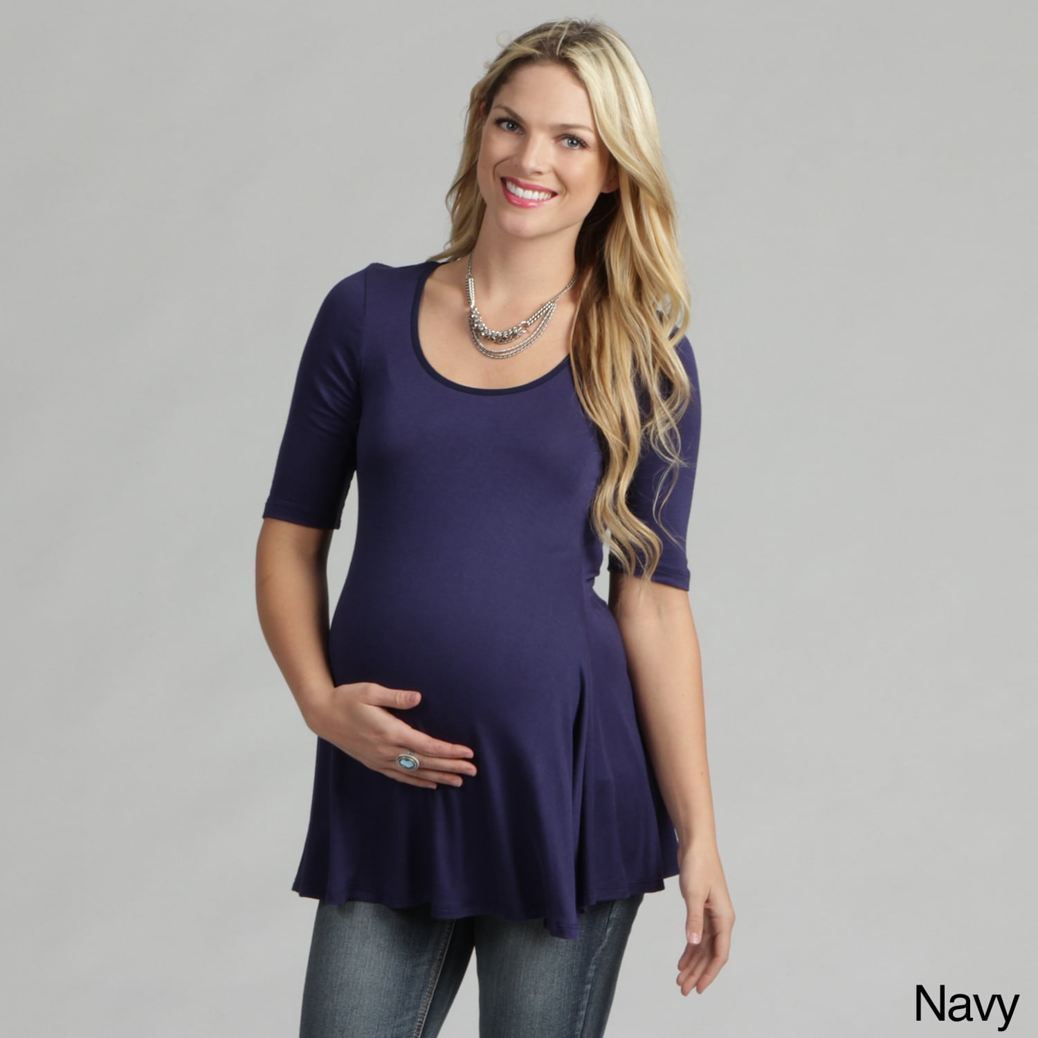 24/7 Maternity Women's 3/4-sleeve Tunic