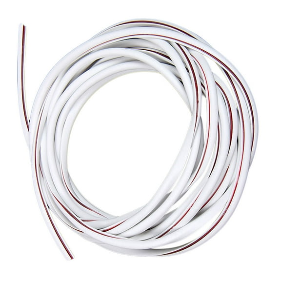 Masteelf 5 M Removable Car Guards Door Seal Strip Anti-collision Protector Edge White