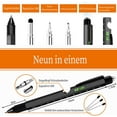 thumbnail image 2 of Versatile Toolmate, Multitool Pen with Aluminium Construction, Portable Design for Home Office Use, Robust and Lightweight, 9-in-1 Multi-function, 2 of 7