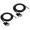 2pc, variant on KUFptva RS232 to RJ11 Cable Female RJ11 6P4C Control Cable Stable Signals Transmission IT Equipment Connectivities