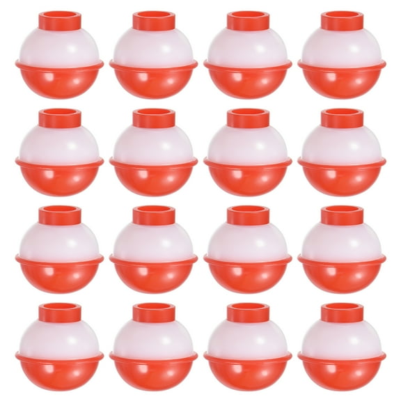 0.75 Inch Fishing Bobbers, 24 Pack Plastic Push Button Round Fishing Float