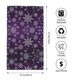 thumbnail image 2 of Balery Snowflake Gradient Purple Toalla de Microfibra Premium con Estampado – 27.5x16 pulgadas, Alta Absorción, Suave y Aterciopelada, Secado Rápido, 2 of 6