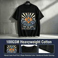 thumbnail image 2 of Men's 100% Cotton Short Sleeve Crewneck Graphic T-Shirt, Soft Breathable Moisture Wicking Casual Basic S-3XL, 2 of 7
