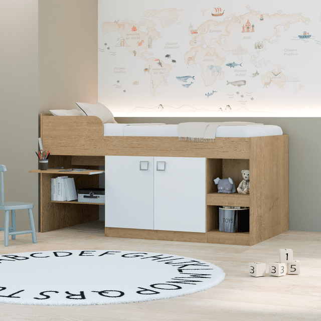 Cama Multifuncional Con Mesa Modelo 2546.0003