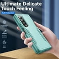 thumbnail image 5 of Jiahe Cover For Samsung Galaxy Z Fold4 7.6 inch Case,Shockproof PC Hard Cover  Anti-Drop Protective Case For Samsung Galaxy Z Fold4,Green, 5 of 7