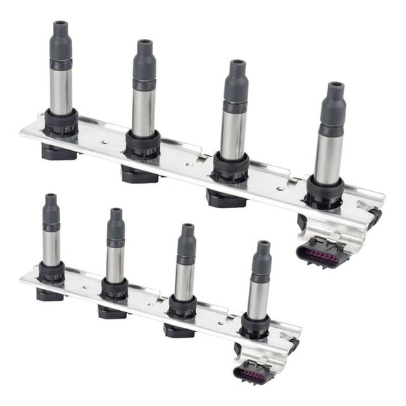 ISA Ignition Coil Pack Compatible with Cadillac Pontiac DeVille SRX STS XLR 2004-2006 Bonneville 4.6L V8 Replacement for C1509 UF-372 Set of 2