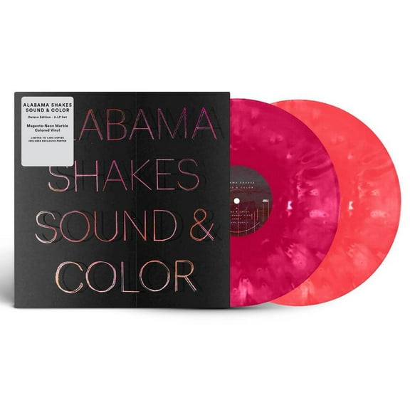 Alabama Shakes - Sound & Color Deluxe Exclusive Magenta Neon Marble Vinyl 2x LP Record