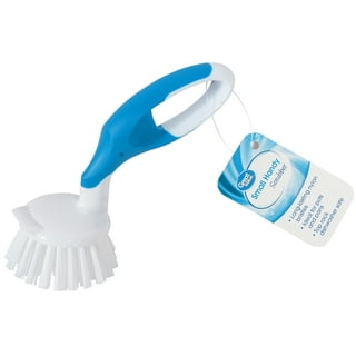 1pc Mini Portable Blue Sunglasses Cleaning Brush Multifunctional