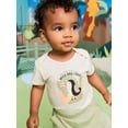 thumbnail image 3 of Garanimals Newborn & Baby Boy Cotton Lap-Shoulder Short-Sleeve Bodysuit, Sizes 0–24M, 3 of 9