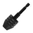 thumbnail image 2 of Keyless Drill Chuck Adapter 1/4" Hex Shank (7.3 x 2.4cm) - Quick Change Impact Driver Converter, Heavy Duty Drill Bit Holder for Power Tools, 2 of 9