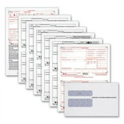 TOPS W-2 Tax Forms Kit, Fiscal Year: 2022, Six-Part Carbonless, 8.5 x 5.5, 2 Forms/Sheet, 24 Forms Total (22904KIT)