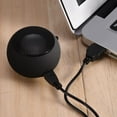 thumbnail image 3 of Mini Portable Travel Loud Speaker with 3.5mm Audio Cable Low Voltage Built-in Battery Retractable Speaker for, 3 of 4