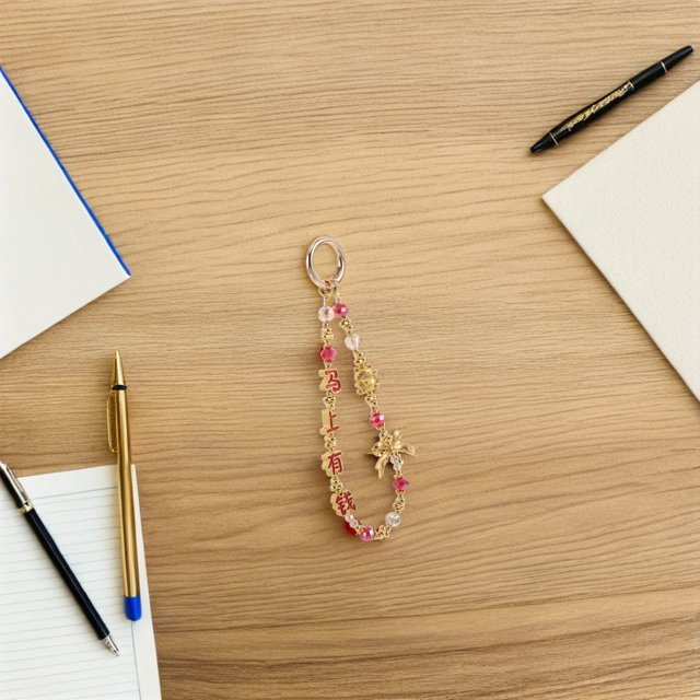 Hytrove Lanyard Para Teléfono Móvil Con Y Amuleto Año Nuevo