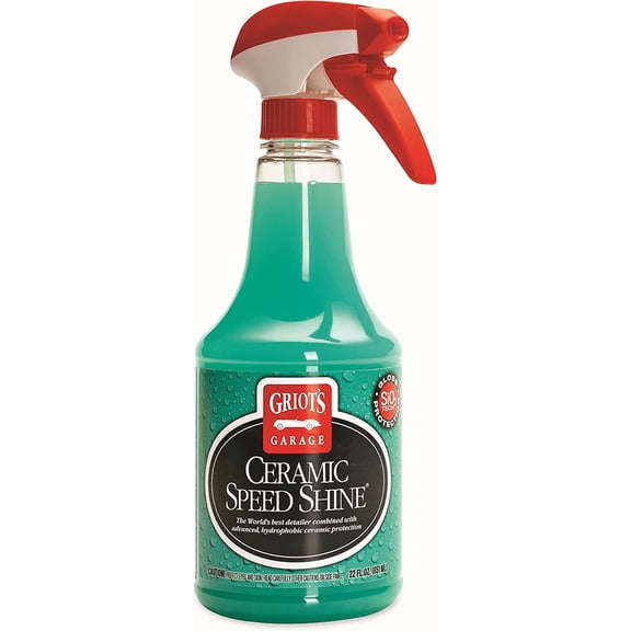 Ceramic Speed Shine Detail Spray for Car Detailing, Provides a High-Gloss Finish and Extends Life of Coatings, 10945, 22 oz