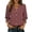 Y448 Wine, variant on Ichuanyi Women's Fashion Spring And Summer Button Up Cardigan 3/4 Quarter Sleeve Jacket V-neck Top/shirt, Brown, XL