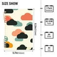 thumbnail image 2 of FORMRS 1-Subject Spiral Notebook 8" x 5" College Ruled 60 Refillable Sheet A5 Hard Cover, Simple Clouds, 2 of 7
