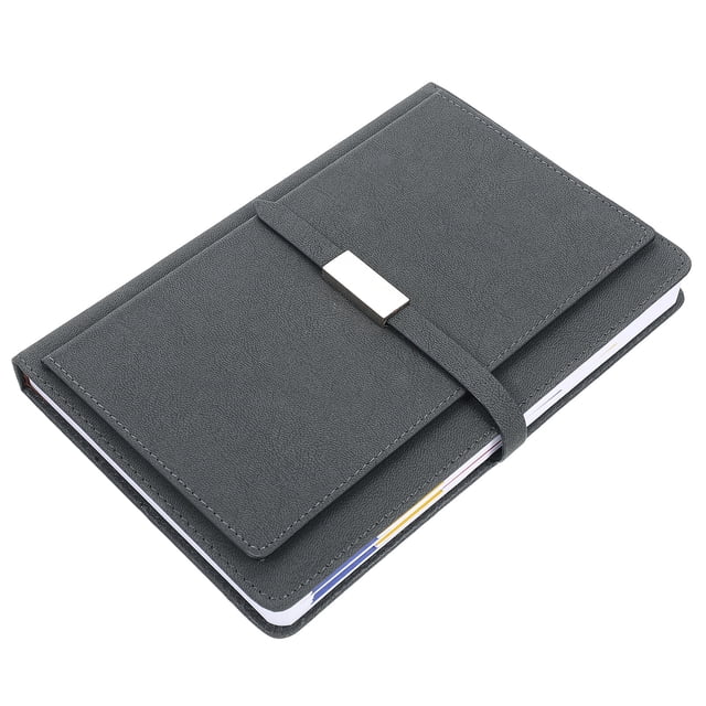 Miangastore A5 Schedule Planner Black Paper 1Set Rectangular Simple Design