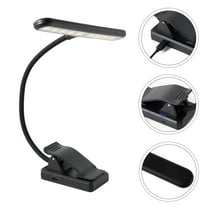 WHAMVOX Clip-on Light Dimmable Rechargeable 27-LED Piano Light Music Score Lamp